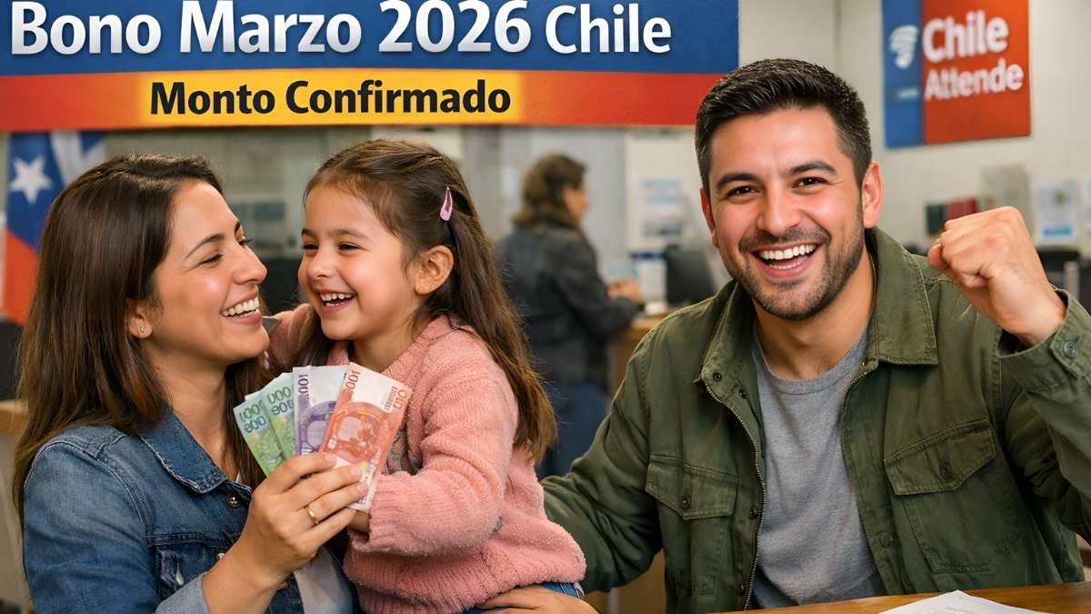 Bono Marzo 2026 Chile: monto confirmado, familias beneficiadas y fechas de pago disponibles