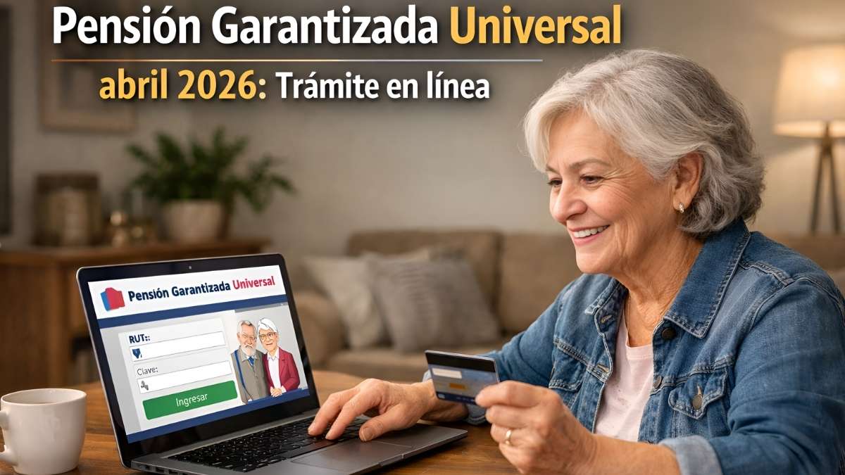 Pensión Garantizada Universal abril 2026: trámite en línea, beneficiarios y día de depósito