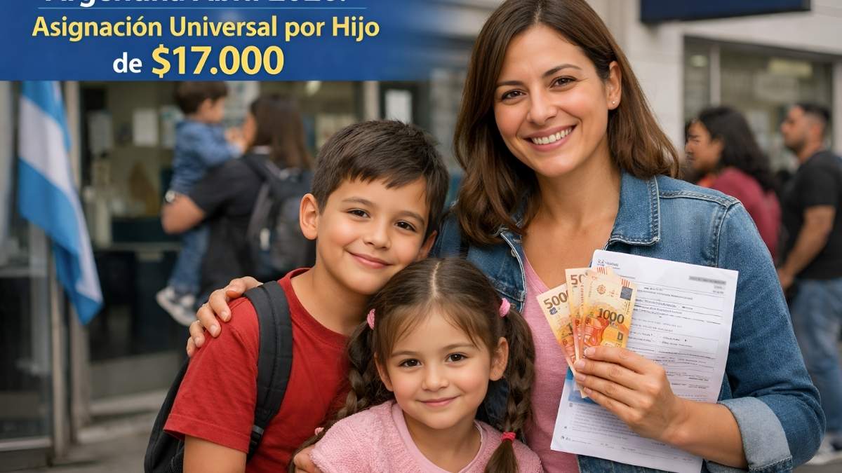 Argentina abril 2026: Asignación Universal por Hijo de $17.000, beneficiarios con CUIL activo, solicitud en ANSES, depósitos desde el 10 de abril