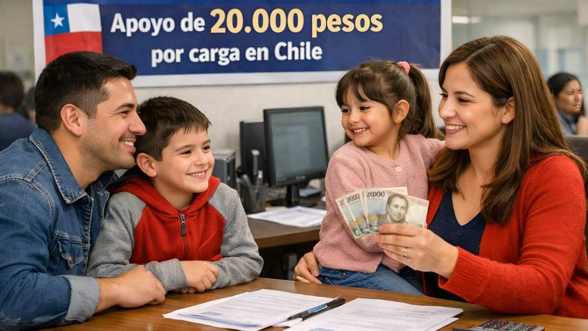 Subsidio familiar abril 2026: Apoyo de 20.000 pesos por carga en Chile, requisitos y fechas de cobro en Caja Los Héroes