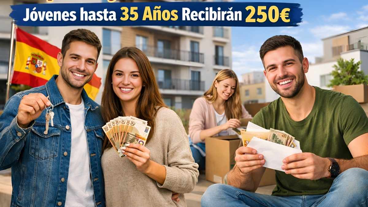 España Ayuda Vivienda 2026: Jóvenes hasta 35 Años Recibirán 250€ Mensuales con Solicitud Online y Cobro desde Abril