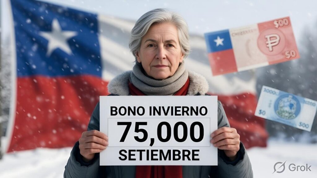 Chile marzo 2026: Bono Invierno de 75.000 pesos para adultos mayores, pasos de inscripción y fecha de pago anunciada