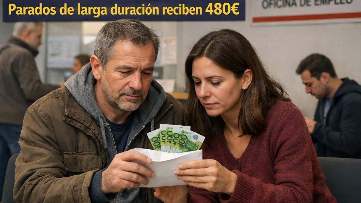 Subsidio de desempleo marzo 2026: parados de larga duración reciben 480€, trámite en SEPE y cobro desde el 12 de abril